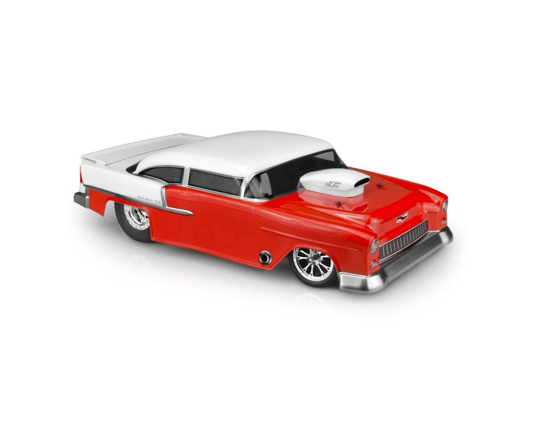 JConcepts 1955 Chevy Bel Air Street Eliminator Drag Racing Body (Clear)