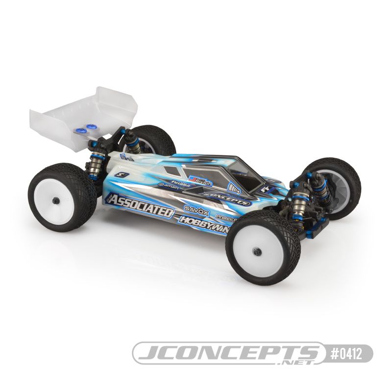JConcepts S2 - B74.1 body w/ S-Type wing - light-weight (Fits - B74 and B74.1)