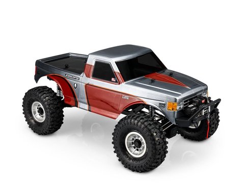JConcepts Tucked 1989 Ford F-250 Scale Rock Crawler Body (Clear) (12.3