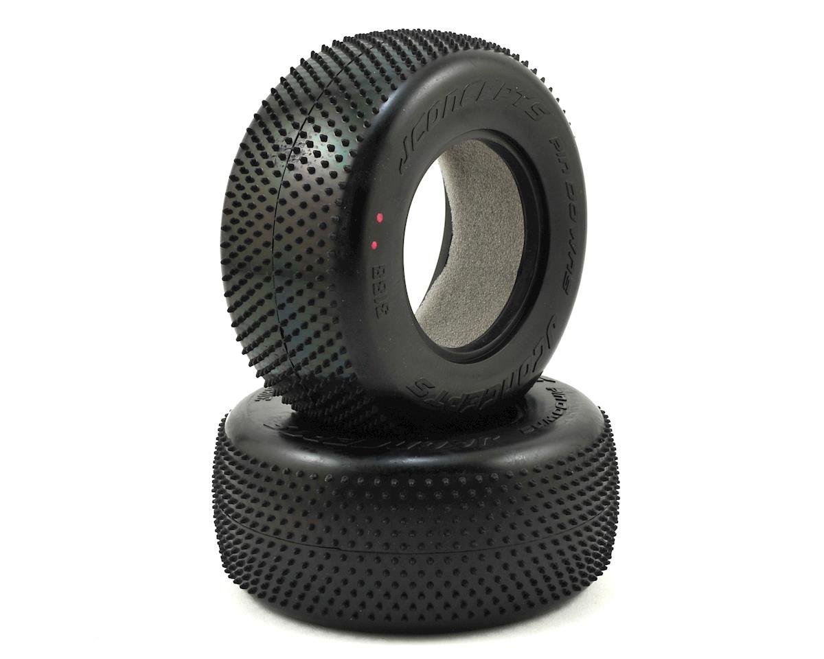 JConcepts Pin Downs Carpet Short Course Tires (2) (Pink)