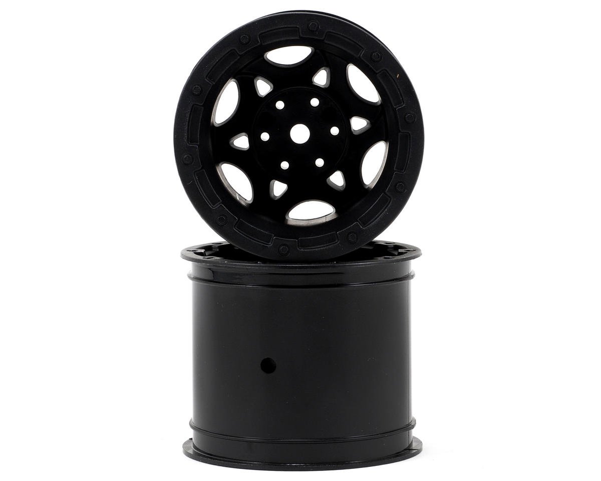 JConcepts 12mm Hex Tense 2.2" Stampede/Rustler Electric Front Wheel (2) (Black)