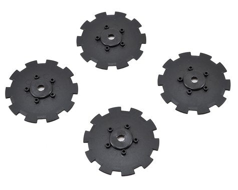 JConcepts Hazard Wheel Dish (Black) (4) (SC5M)