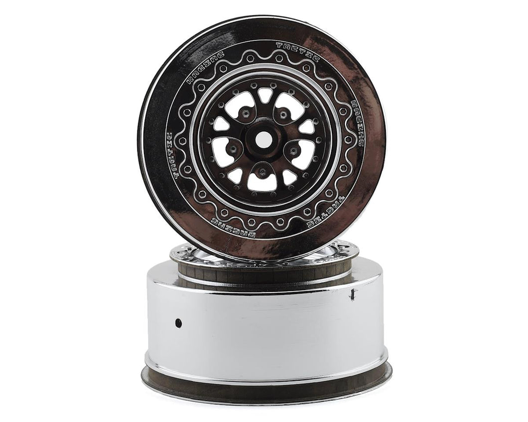JConcepts Tactic Street Eliminator Rear Drag Racing Wheels (2) (Chrome)