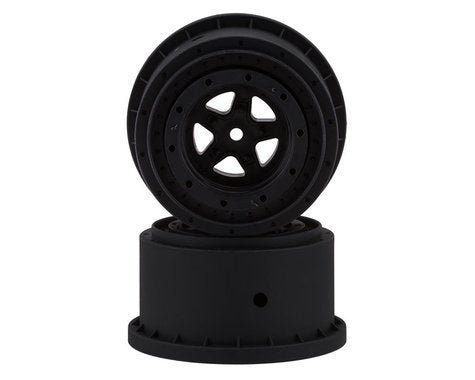 JConcepts Starfish Mambo Beadlock Street Eliminator Rear Drag Wheels (Black) (2) w/12mm Hex