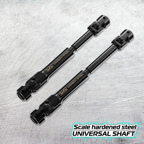 JunFac Scale hardened steel universal shaft, Axial SCX10.2