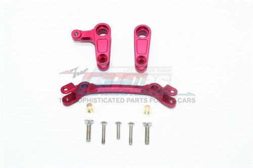 GPM Racing Aluminium Steering Assembly - 10Pcs Set Red