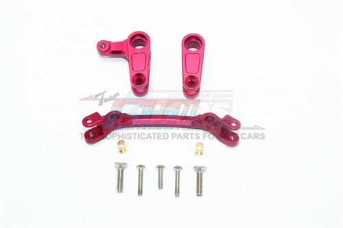 GPM Racing Aluminium Steering Assembly - 10Pcs Set Red