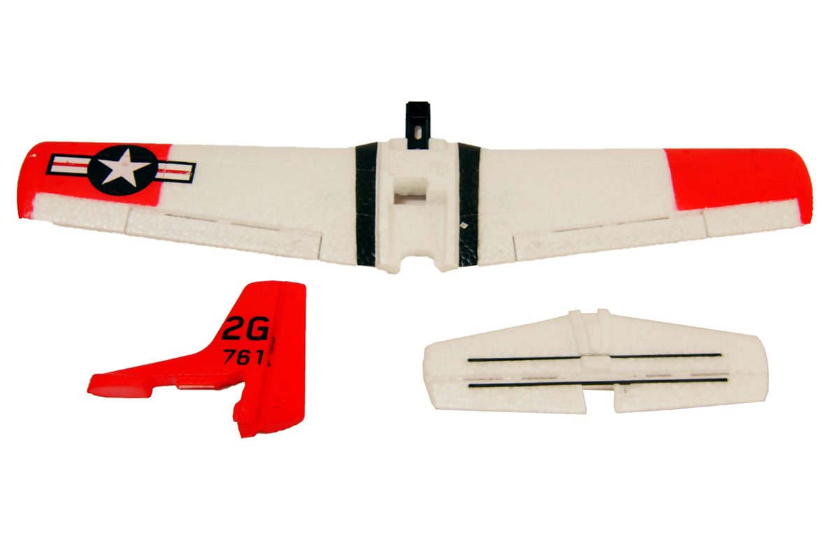 RAGE RC Main Wing and Tail; T-28