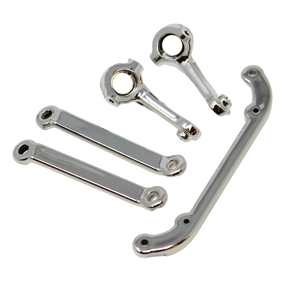 RedCat V2 Steering Arms L/R and V2 Toe Links (Chrome) (1set)