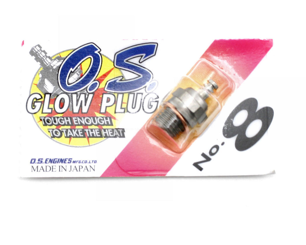 O.S. No.8 Short Body Standard Glow Plug 
