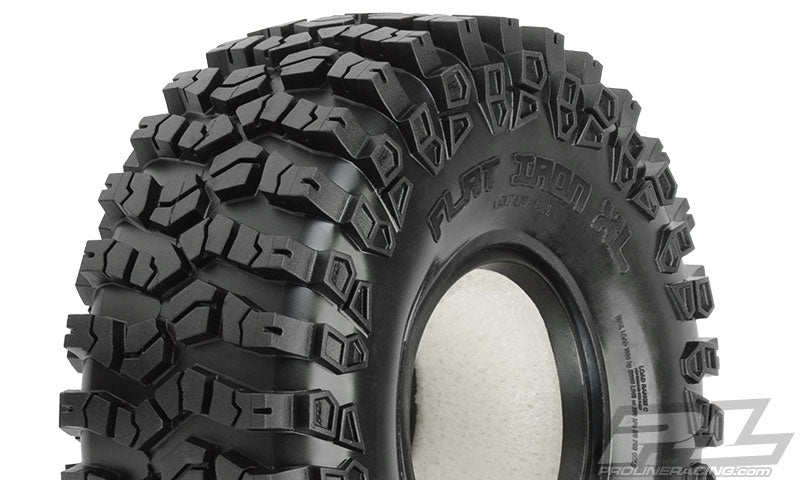 Pro-Line 1.9" Flat Iron XL G8 Rock Terrain Truck Tires 4.76"OD (2) for Front or Rear