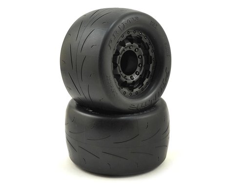 Pro-Line Prime 2.8" Tires w/F-11 Nitro Rear Wheels (2) (Black) w/17mm Hex
