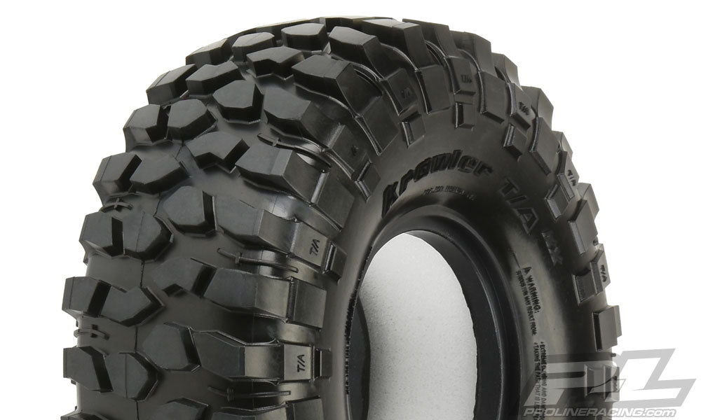 Pro-Line 1.9" BFGoodrich Krawler T/A KX (Blue Label) G8 Rock Terrain Truck Tires 4.75" OD (2) for Front or Rear