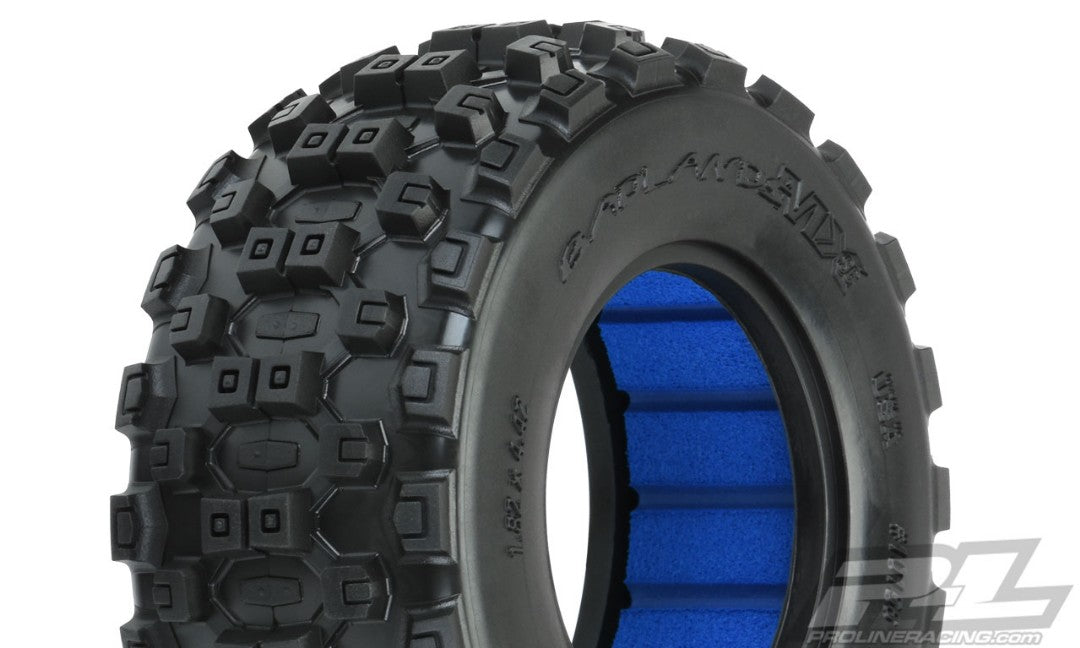 Pro-Line Badlands MX SC 2.2"/3.0" M2 (Medium) All Terrain Tires (2) for SC Trucks Front or Rear