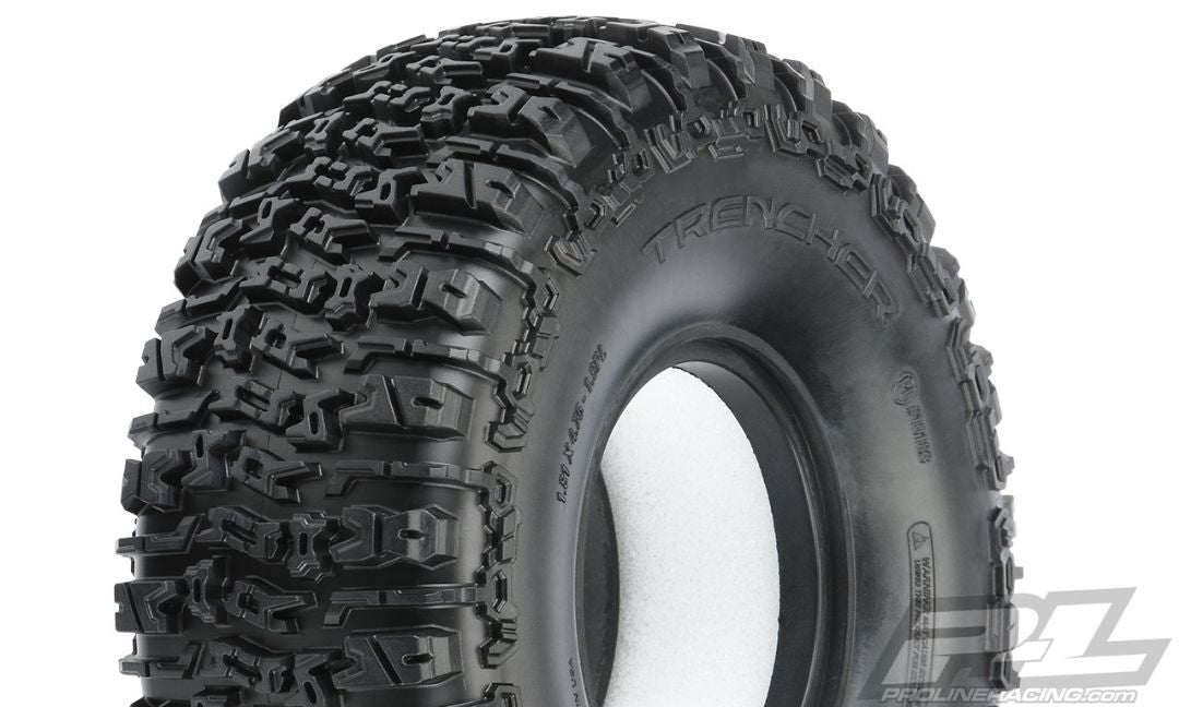 Pro-Line 1.9" Trencher G8 Rock Terrain Truck Tires 4.75" OD (2) for Front or Rear