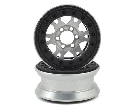 Pro-Line Pro-Forge Impulse 6 Lug 1.9” Aluminum Beadlock Wheels (2) (Silver)
