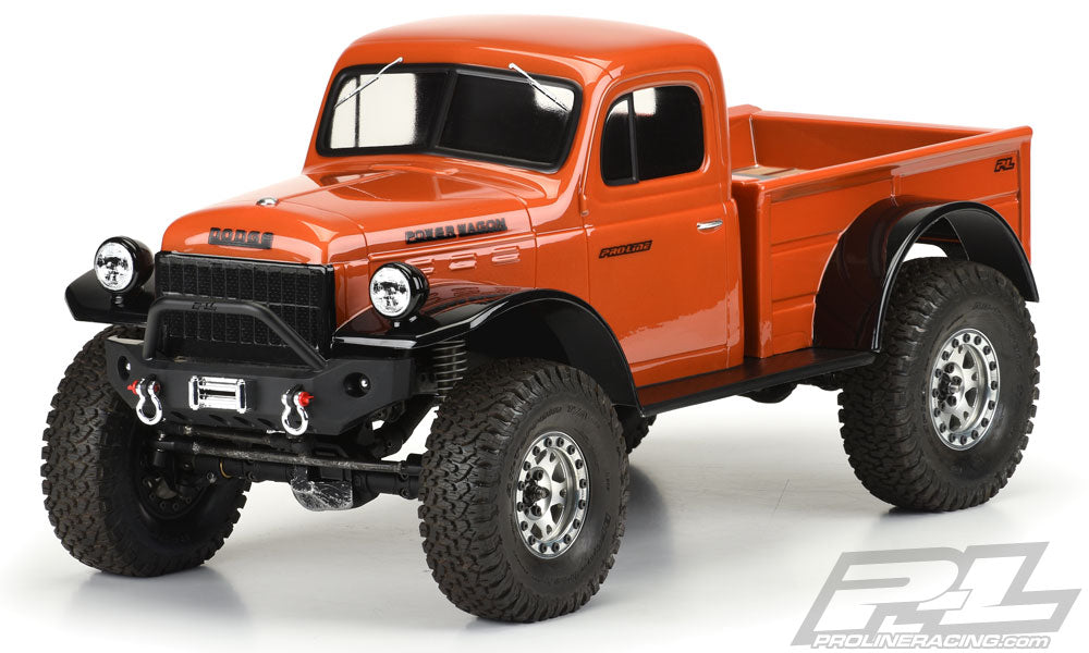 Pro-Line 1946 Dodge Power Wagon Clear Body for 12.3