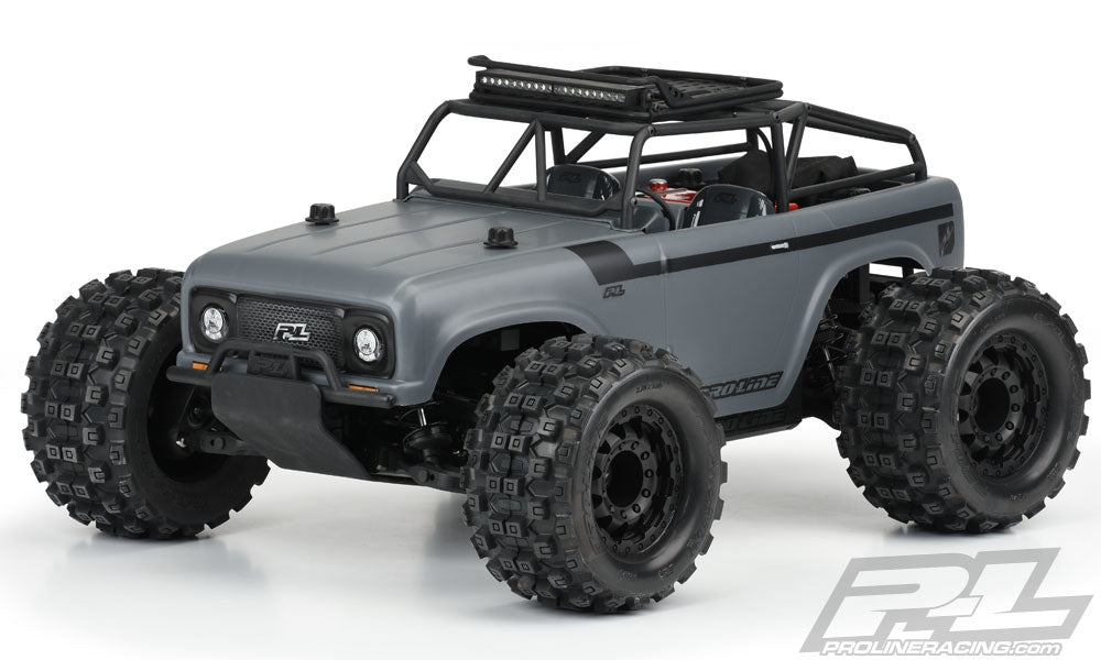 Pro-Line Ambush Clear Body with Ridge-Line Trail Cage for PRO-MT 4x4 & Stampede 4x4