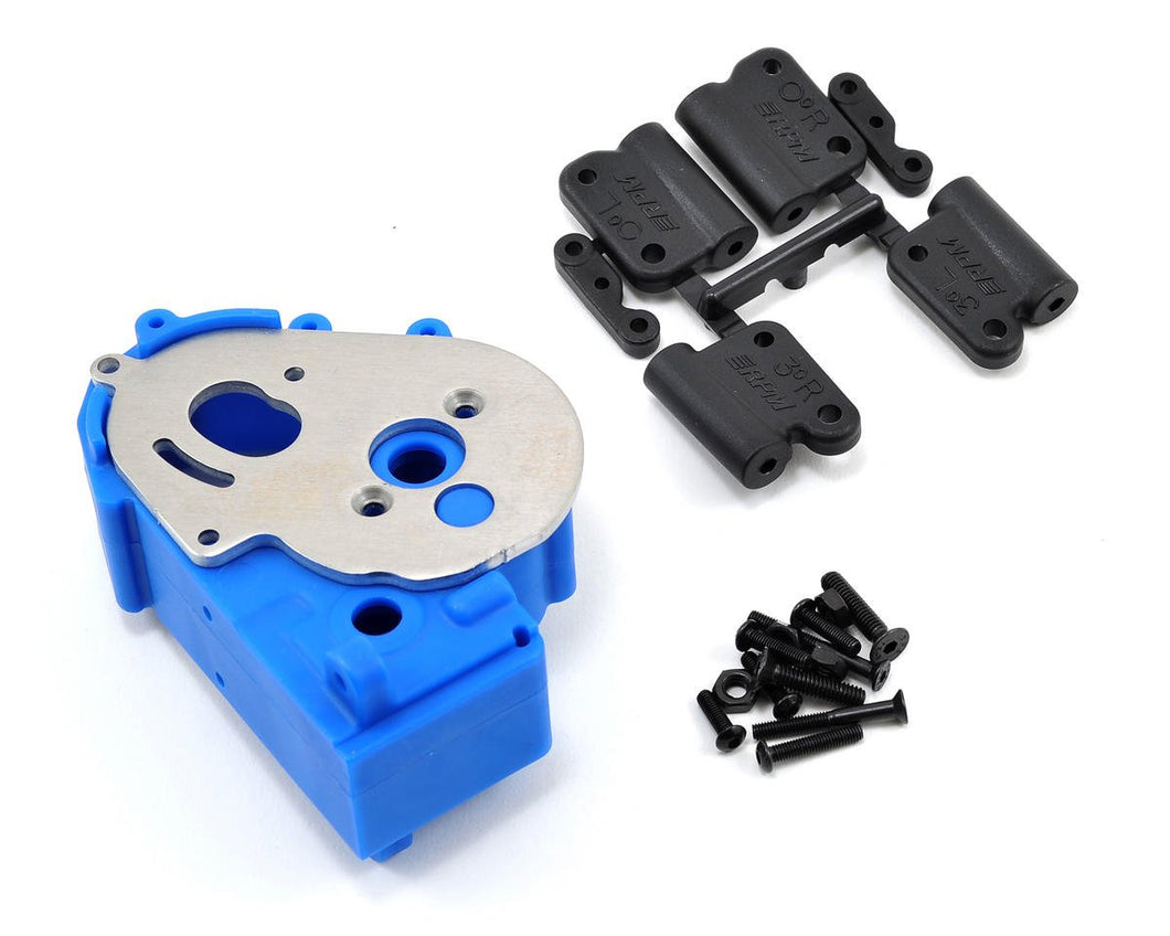RPM Hybrid Gearbox Housing & Rear Mount Kit (Blue)