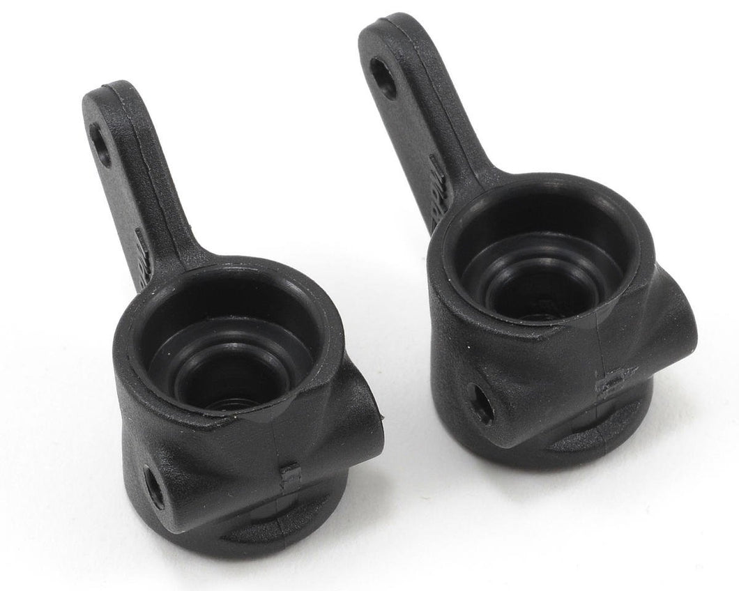 RPM Front Bearing Carrier Set (Black) (2) (Slash, Bandit, Rustler, Stampede)
