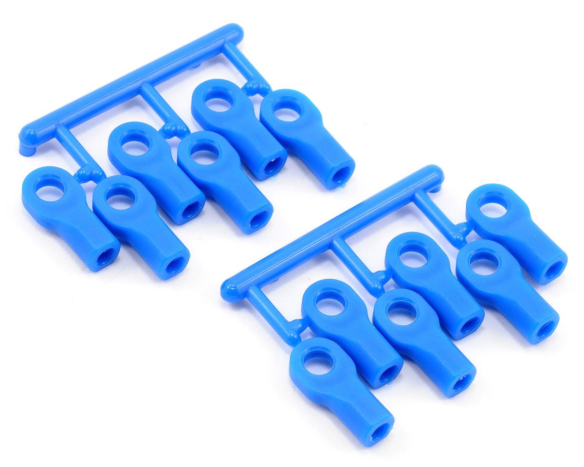 RPM Short Traxxas Turnbuckle Rod End Set (Blue) (12)