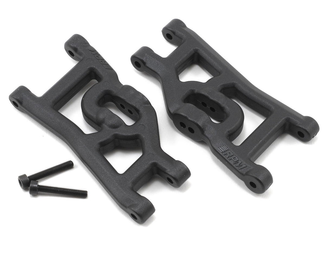 RPM Front A-Arms (Black) (Nitro Rustler & Bandit) (2)