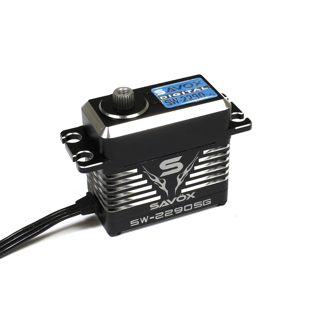 Savox Waterproof Premium Brushless Digital Servo (Black) .13sec / 695oz