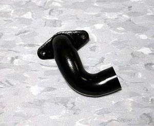 HPI Aluminium Exhaust Header, 12-15 Engine, Black, Nitro 3