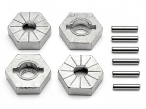 HPI Silver Hex Wheel Hub, 17mm, (4pcs), Savage X