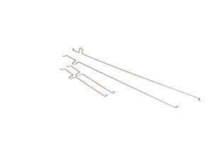 RAGE RC Pushrod Set; Bf 109