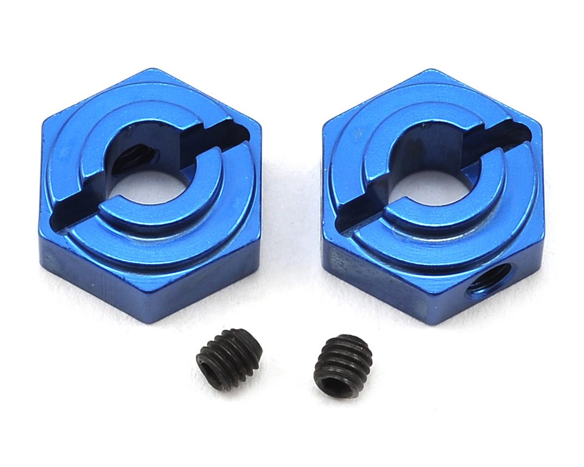 ST Racing Concepts Arrma Aluminum Rear Hex Adapters (2) (Blue)