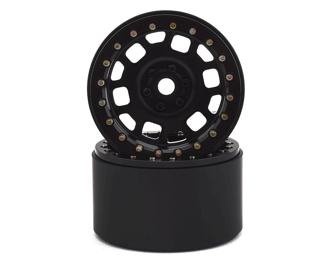 SSD RC 2.2 Contender Beadlock Wheels (Black) (2)