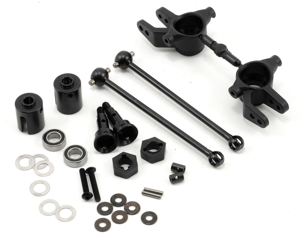 Tekno RC M6 Driveshaft & Steering Block Set (Front, 6mm)