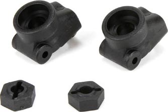 TLR Rear Hub Carrier w/22 Std Hex (2) All 22/T