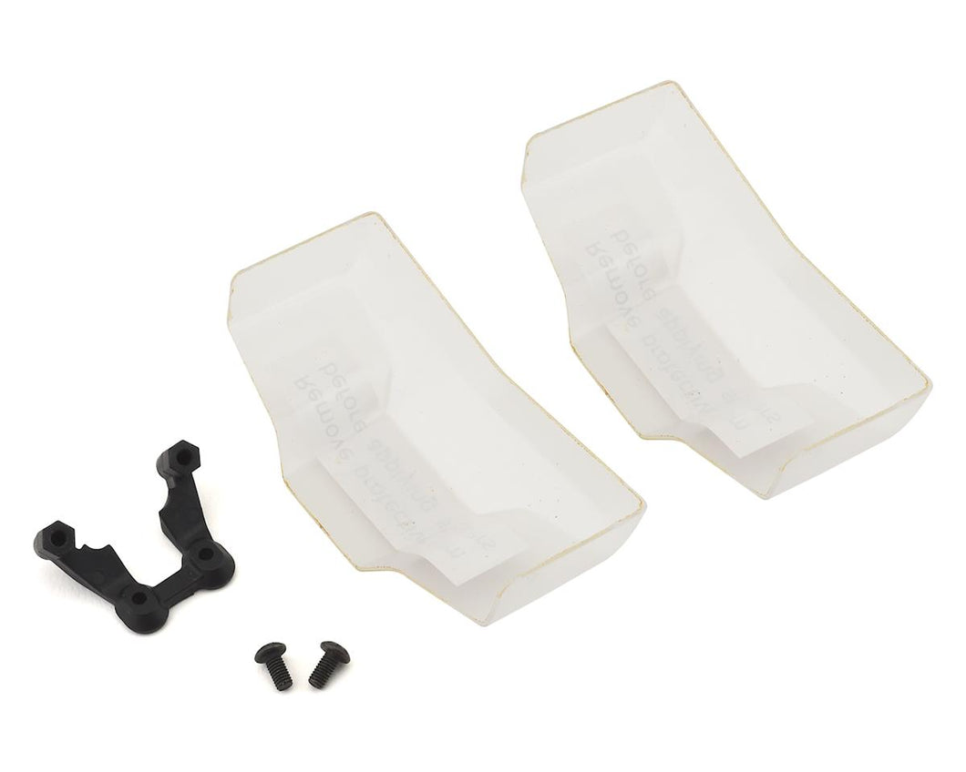 Low Front Wing Clear with Mount (2): 22 5.0