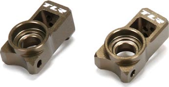 TLR Rear Hub Carrier Set Aluminum 22SCT 2.0