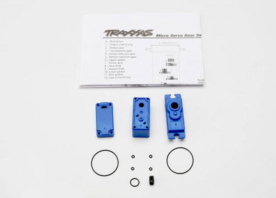 Traxxas Servo Case/Gaskets for TRA2080 Micro Waterproof Servo