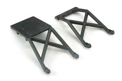 Traxxas Skid plates, front & rear (black) – Xtreme RC & Raceways