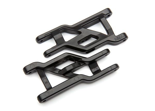 Traxxas Suspension arms, front (black) (2) (heavy duty, cold weather material)
