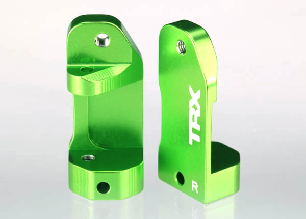 Traxxas L/R Aluminum Caster Blocks 30Â° (Green)