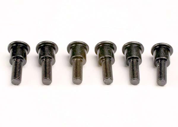 Traxxas Attachment screws, shock (3x12mm shoulder screws) (6)