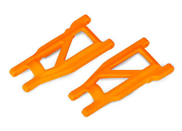 Traxxas Suspension arms, orange, front/rear (left & right) (2) (heavy duty, cold weather material)