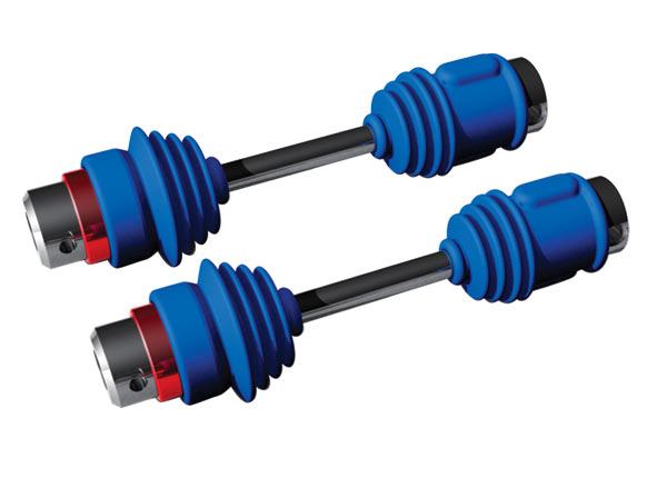 Traxxas Driveshafts, Center T-Maxx (Steel Constant-Velocity) Front (1)/ Rear (1) (Assembled w/Inner And Outer Dust Boots, For T-Maxx w/Optidrive Transmision)