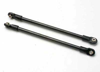 Traxxas Push rod (steel) (assembled with rod ends) (2) (black) (use with #5359 progressive 3 rockers)