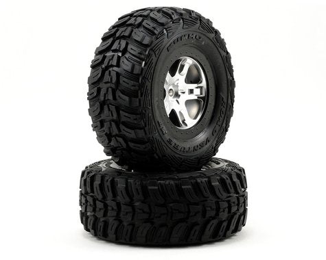 Traxxas Kumho Venture MT Tire w/SCT Rear Wheel (2) (Satin Chrome) (Standard)