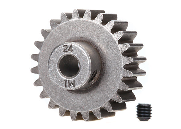 Traxxas Mod 1 Steel Pinion Gear 5mm Shaft (24) (compatible with steel spur gears)