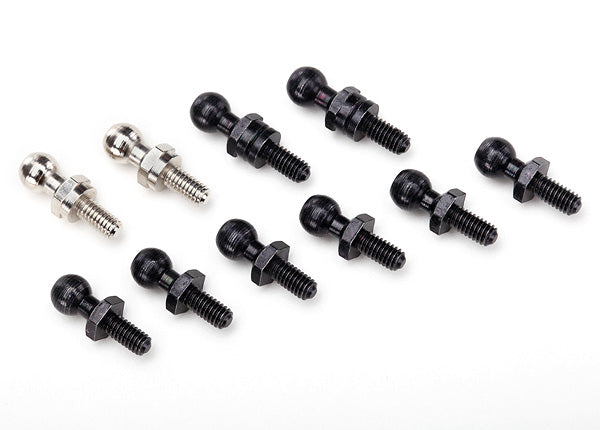 Traxxas Pivot balls: black (6), silver (2), black (long) (2)