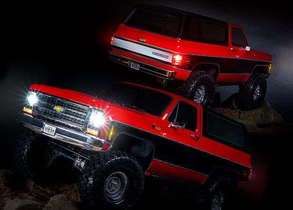 Traxxas Blazer Led light set, complete with power supply (contains headlights, tail lights, side marker lights, distribution block, and power supply) (fits #8130 body)