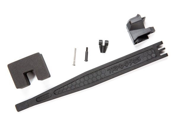 Traxxas Battery hold-down/ battery clip/ hold-down post/ foam spacer/ screw pin