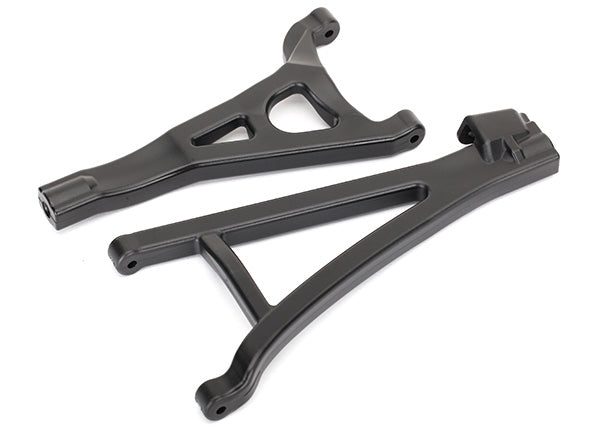 Traxxas Suspension arms, black, front (left), heavy duty (upper (1)/ lower (1))